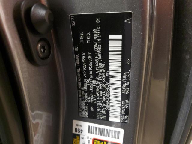 5TDKRKEC2MS046039 - 2021 TOYOTA SIENNA LE GRAY photo 13