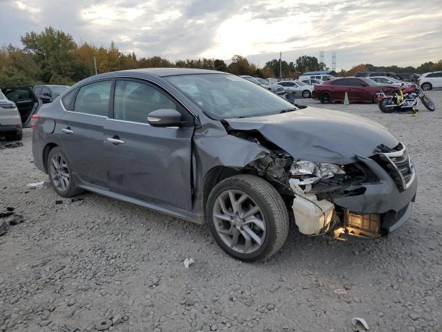 3N1AB7AP5FY323142 - 2015 NISSAN SENTRA S GRAY photo 4