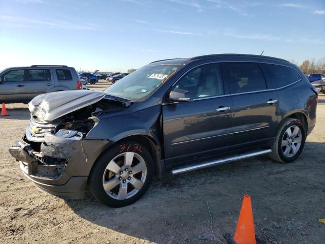 1GNKRLKD9DJ114246 - 2013 CHEVROLET TRAVERSE LTZ GRAY photo 1