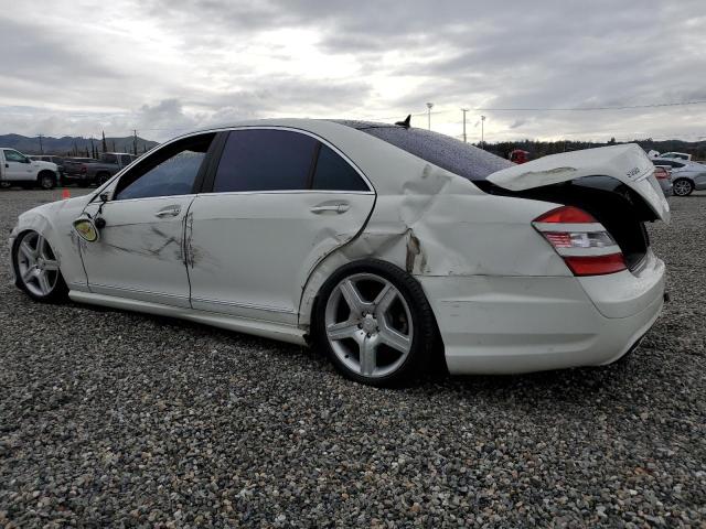 WDDNG86X37A146911 - 2007 MERCEDES-BENZ S 550 4MATIC WHITE photo 2