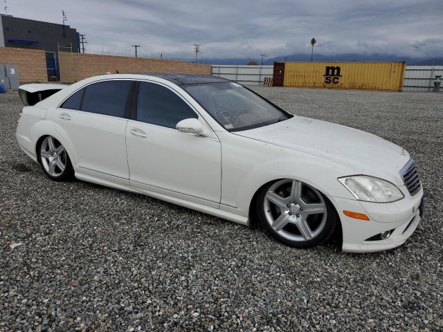 WDDNG86X37A146911 - 2007 MERCEDES-BENZ S 550 4MATIC WHITE photo 4