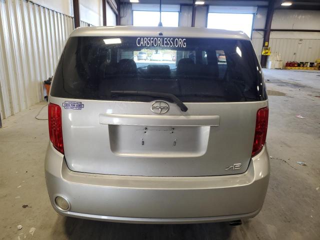 JTLKE50E881033101 - 2008 TOYOTA SCION XB SILVER photo 6