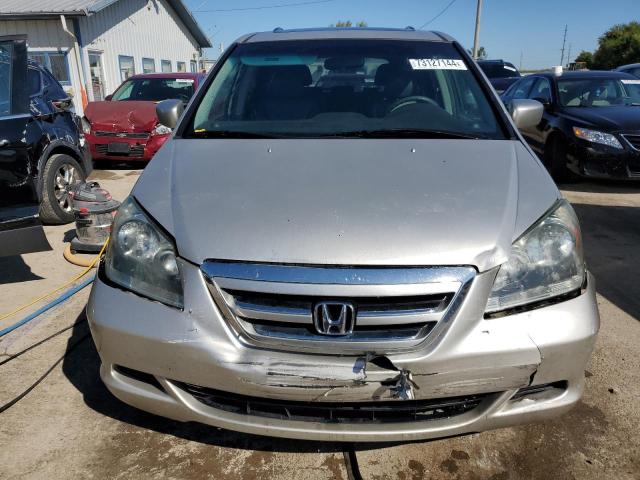 5FNRL38625B413233 - 2005 HONDA ODYSSEY EXL SILVER photo 5