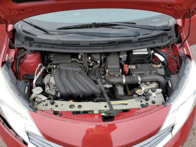 3N1CE2CP0FL381138 - 2015 NISSAN VERSA NOTE S RED photo 11