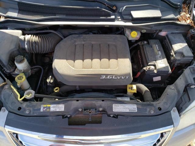 2C4RC1BG0DR649954 - 2013 CHRYSLER TOWN & COU TOURING ვერცხლისფერი ფოტო 12