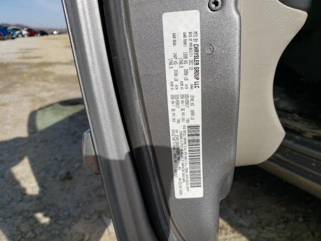 2C4RC1BG0DR649954 - 2013 CHRYSLER TOWN & COU TOURING ვერცხლისფერი ფოტო 13