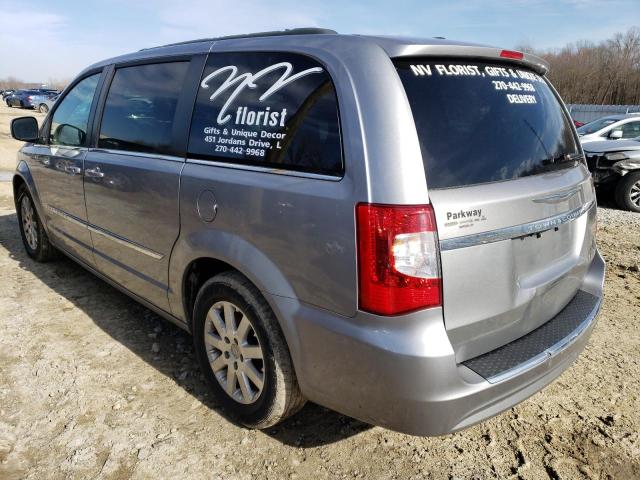 2C4RC1BG0DR649954 - 2013 CHRYSLER TOWN & COU TOURING ვერცხლისფერი ფოტო 2