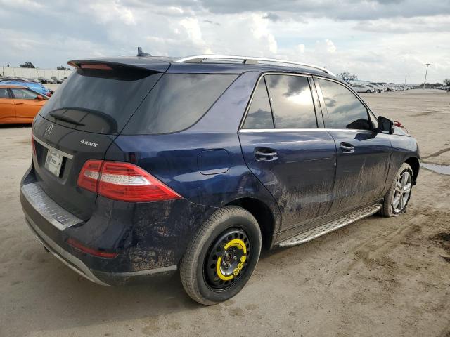 4JGDA5HB5EA287687 - 2014 MERCEDES-BENZ ML 350 4MATIC BLUE photo 3