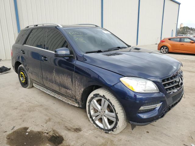 4JGDA5HB5EA287687 - 2014 MERCEDES-BENZ ML 350 4MATIC BLUE photo 4