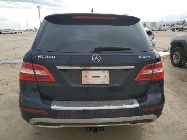 4JGDA5HB5EA287687 - 2014 MERCEDES-BENZ ML 350 4MATIC BLUE photo 6