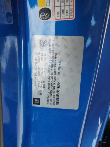 1G1FJ1R62J0147984 - 2018 CHEVROLET CAMARO ZL1 ლურჯი ფოტო 12