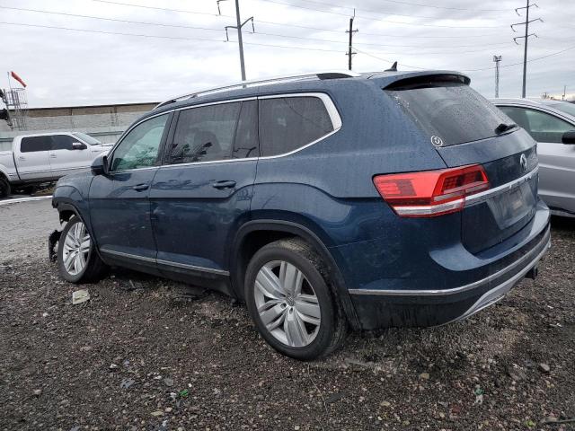 1V2NR2CA3JC567233 - 2018 VOLKSWAGEN ATLAS SEL PREMIUM BLUE photo 2