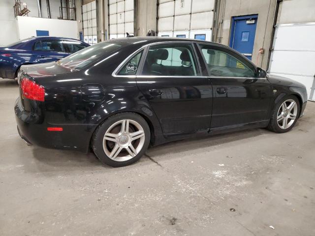 WAUDF78E28A076802 - 2008 AUDI A4 2.0T QUATTRO BLACK photo 3