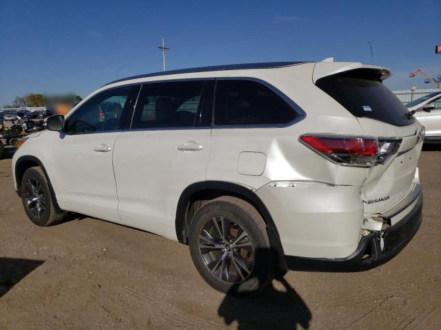 5TDJKRFH0GS307904 - 2016 TOYOTA HIGHLANDER XLE Ağ foto 2
