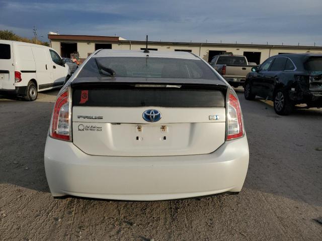 JTDKN3DU7C5456660 - 2012 TOYOTA PRIUS WHITE photo 6