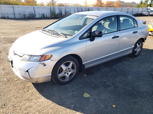 2HGFA16408H121336 - 2008 HONDA CIVIC DX-G SILVER photo 1