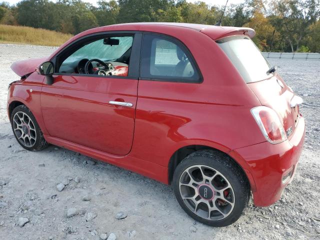 3C3CFFBR2CT109758 - 2012 FIAT 500 SPORT RED photo 2