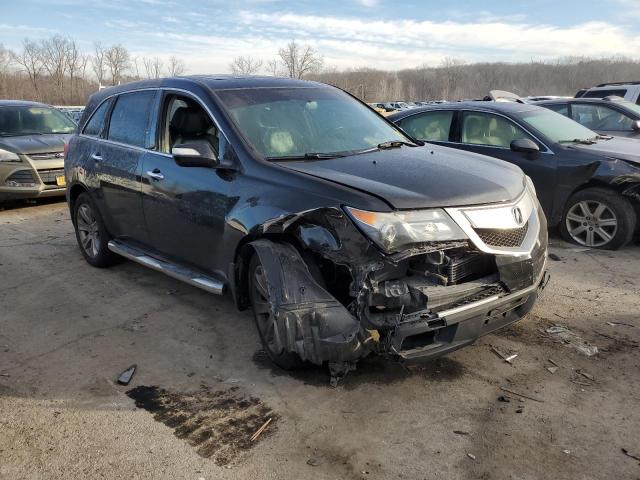 2HNYD2H50BH529069 - 2011 ACURA MDX ADVANCE BLACK photo 4