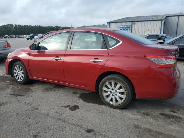 3N1AB7APXEL675712 - 2014 NISSAN SENTRA S RED photo 2