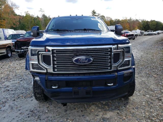 1FT8W4DT5NEG12136 - 2022 FORD F450 SUPER DUTY BLUE photo 5