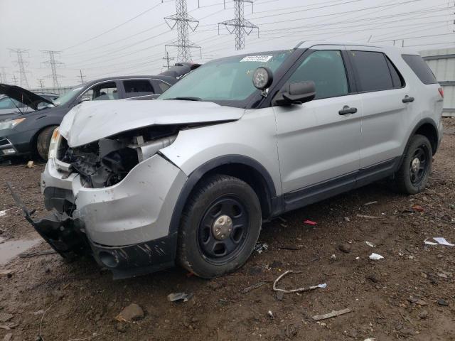 1FM5K8AR4FGA88431 - 2015 FORD EXPLORER POLICE INTERCEPTOR Արծաթագույն լուսանկար 1