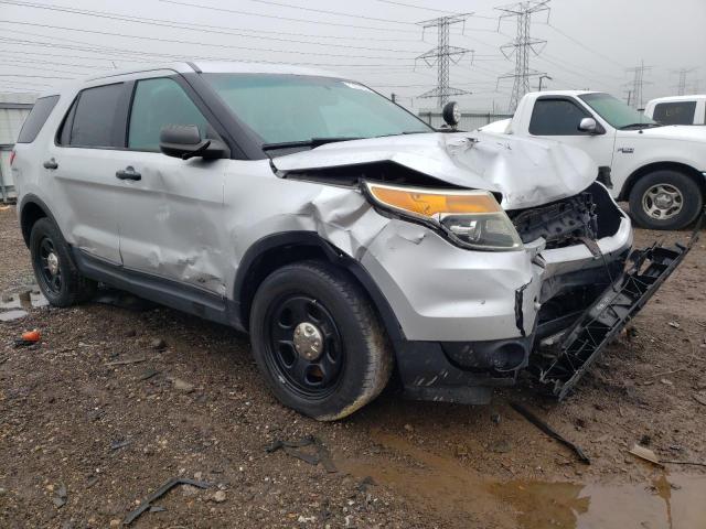 1FM5K8AR4FGA88431 - 2015 FORD EXPLORER POLICE INTERCEPTOR Արծաթագույն լուսանկար 4