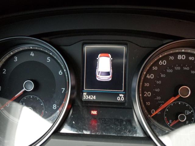 1V21E2CAXLC208071 - 2020 VOLKSWAGEN ATLAS CROS SE თეთრი ფოტო 9