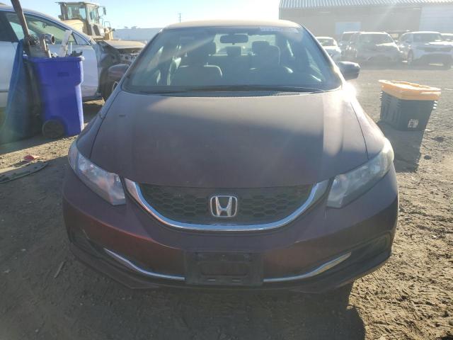 19XFB2F53FE107790 - 2015 HONDA CIVIC LX BURGUNDY photo 5