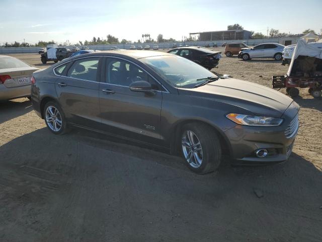 3FA6P0SU5GR343165 - 2016 FORD FUSION TITANIUM PHEV GRAY photo 4