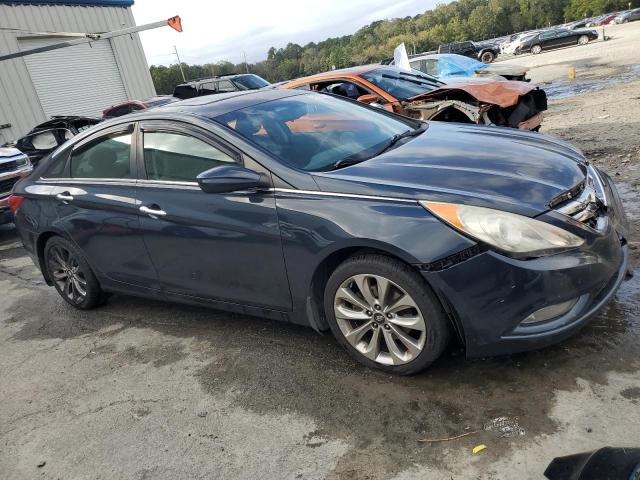 5NPEC4AC5CH369537 - 2012 HYUNDAI SONATA SE BLUE photo 4