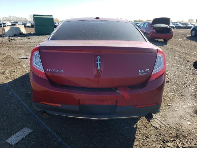 1LNHL9FT9EG600378 - 2014 LINCOLN MKS RED photo 6