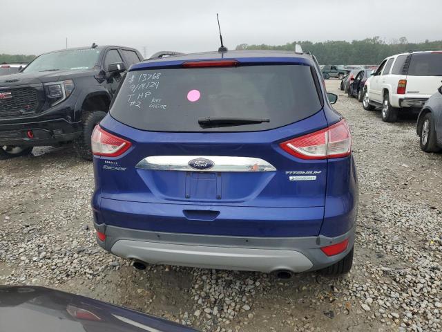 1FMCU0JX8EUC29261 - 2014 FORD ESCAPE TITANIUM BLUE photo 6