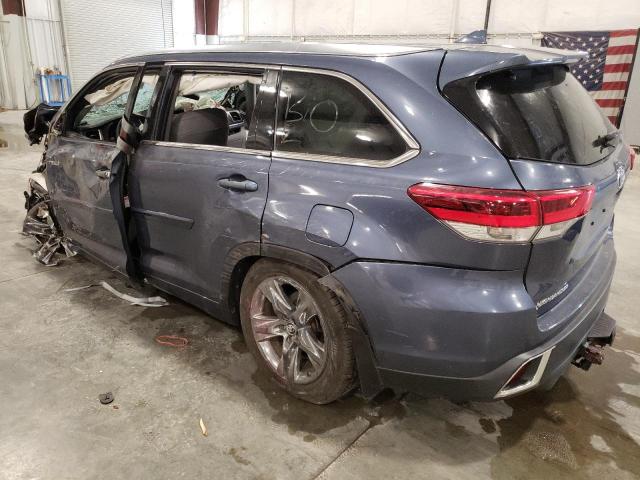 5TDDGRFH0KS064019 - 2019 TOYOTA HIGHLANDER HYBRID LIMITED GRAY photo 2