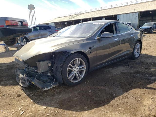 5YJSA1E24GF123365 - 2016 TESLA MODEL S Մոխրագույն լուսանկար 1