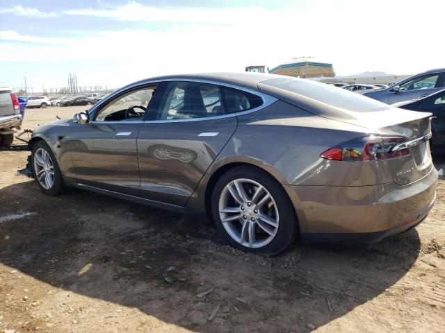 5YJSA1E24GF123365 - 2016 TESLA MODEL S GRAY photo 2