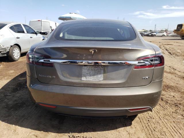 5YJSA1E24GF123365 - 2016 TESLA MODEL S Մոխրագույն լուսանկար 6