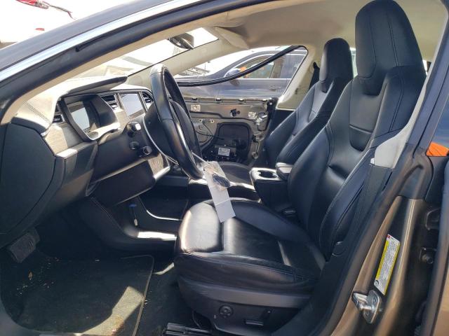 5YJSA1E24GF123365 - 2016 TESLA MODEL S Մոխրագույն լուսանկար 7