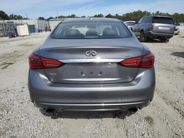 JN1EV7AR6JM431856 - 2018 INFINITI Q50 LUXE GRAY photo 6