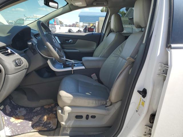 2FMDK3JC8BBB60355 - 2011 FORD EDGE SEL WHITE photo 7