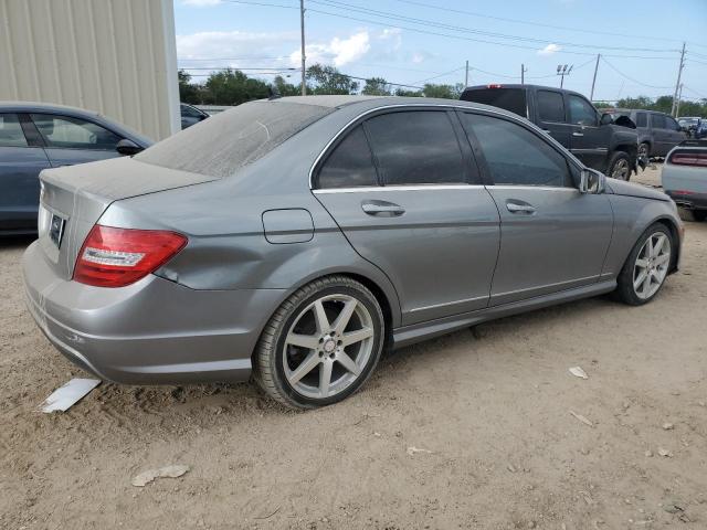 WDDGF4HB0EG232161 - 2014 MERCEDES-BENZ C 250 SILVER photo 3