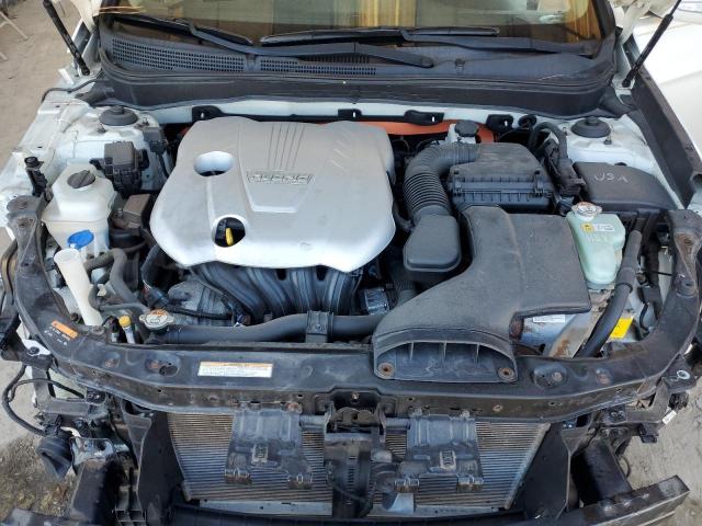 KMHEC4A45DA096189 - 2013 HYUNDAI SONATA HYBRID WHITE photo 11