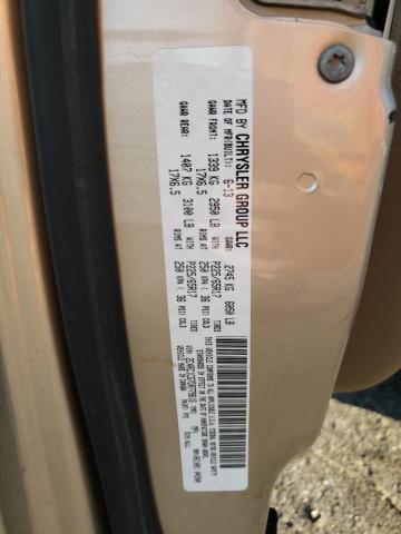 2C4RC1CG7DR779616 - 2013 CHRYSLER TOWN & COU TOURING L GOLD photo 14