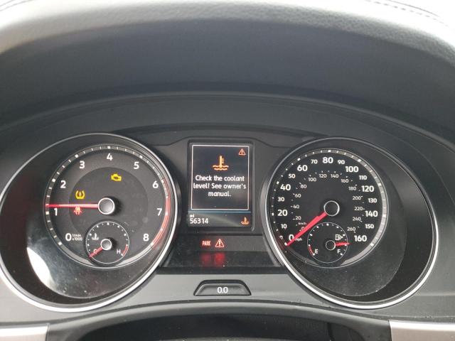 1V21E2CA3LC212186 - 2020 VOLKSWAGEN ATLAS CROS SE Gris photo 9