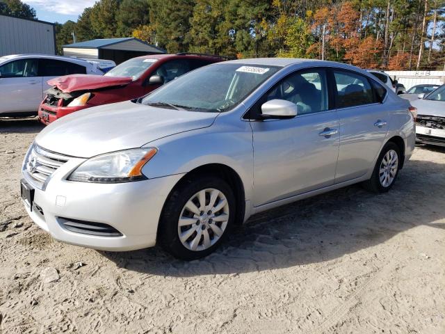 3N1AB7AP7FY325491 - 2015 NISSAN SENTRA S SILVER photo 1