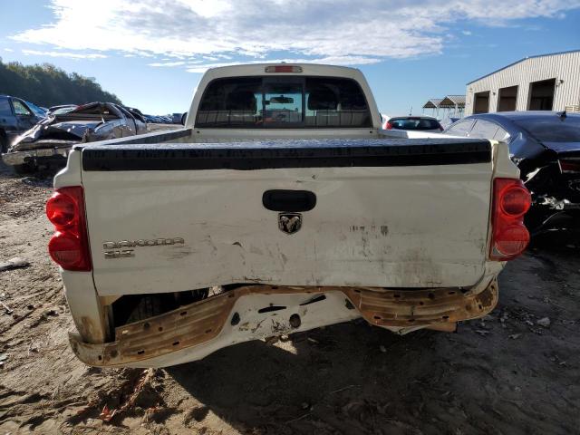 1D3HE42K78S524375 - 2008 DODGE DAKOTA SLT WHITE photo 6