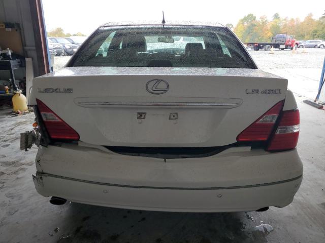 JTHBN36F155027644 - 2005 LEXUS LS 430 WHITE photo 6