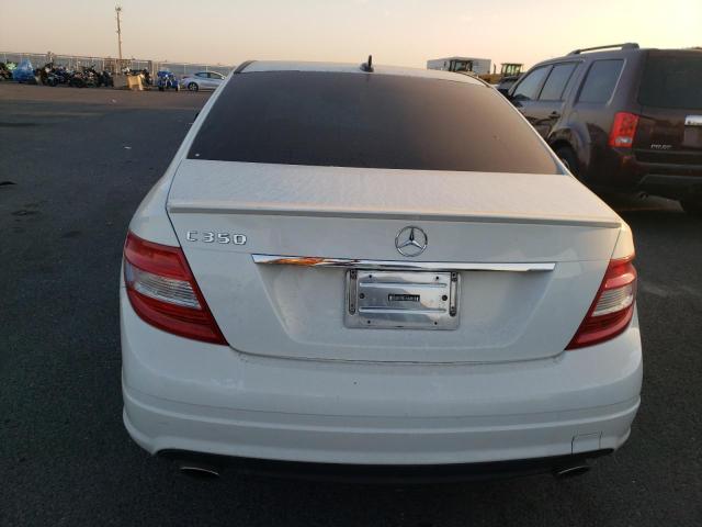 WDDGF56X09R061071 - 2009 MERCEDES-BENZ C 350 WHITE photo 6