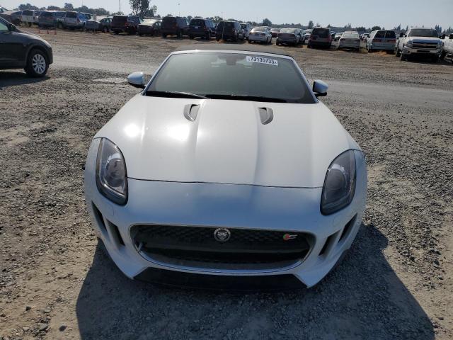 SAJWA6GLXEMK07927 - 2014 JAGUAR F-TYPE V8 S WHITE photo 5