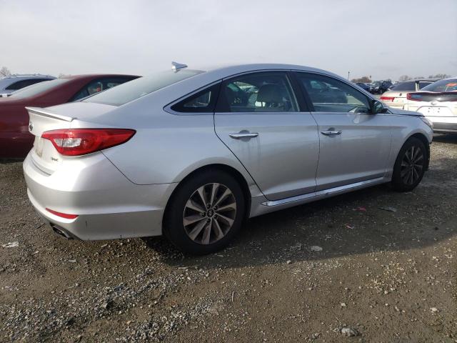 5NPE34AF5FH245718 - 2015 HYUNDAI SONATA SPORT SILVER photo 3