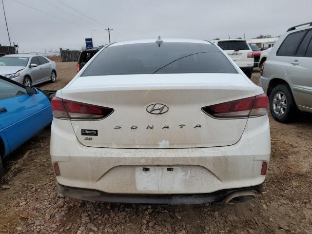 5NPE24AF3KH811422 - 2019 HYUNDAI SONATA SE WHITE photo 6